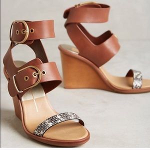 Dolce vita ankle wrap wedge